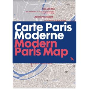 Blue Crow Media Modern Paris Map : Carte Paris Moderne Blue Crow Media Modern Paris Map : Carte Paris Moderne
