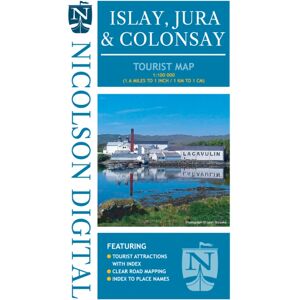 Nicolson Digital Ltd Nicolson Tourist Map Islay And Jura Nicolson Digital Ltd Nicolson Tourist Map Islay And Jura