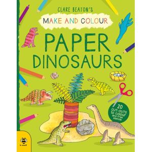 b small publishing limited Make & Colour Paper Dinosaurs b small publishing limited Make & Colour Paper Dinosaurs