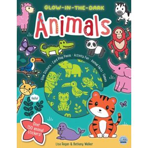 Gemini Books Group Ltd Glow-In-The-Dark Animals Sticker Activity Gemini Books Group Ltd Glow-In-The-Dark Animals Sticker Activity