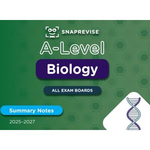 Miralo Education Group Snaprevise A-Level Biology Summary Notes Miralo Education Group Snaprevise A-Level Biology Summary Notes