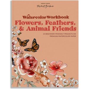 Random House USA Inc Watercolor Workbook: Flowers, Feathers, And Animal Friends : 25 Beginner-Friendly Projects On Premium Watercolor Paper Random House USA Inc Watercolor Workbook: Flowers, Feathers, And Animal Friends : 25 Beginner-Friendly Projects On Premium Watercolor Paper
