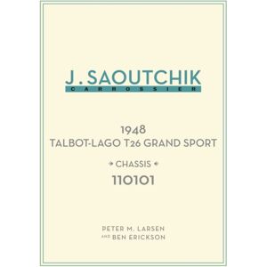 Dalton Watson Fine Books Jacques Saoutchik, Carrossier : 1948 Talbot-Lago Grand Sport Chassis 110101 Dalton Watson Fine Books Jacques Saoutchik, Carrossier : 1948 Talbot-Lago Grand Sport Chassis 110101