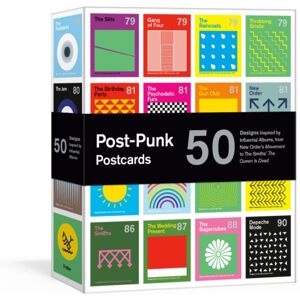 Random House USA Inc Post-Punk Postcards : 50 Designs Of Influential Albums, From Order#s Movement To The Smiths' The Queen Is Dead Random House USA Inc Post-Punk Postcards : 50 Designs Of Influential Albums, From Order#s Movement To The Smiths' The Queen Is Dead