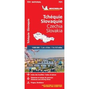 Michelin Editions des Voyages Czech Republic, Slovak Republic - Michelin National Map 731 Michelin Editions des Voyages Czech Republic, Slovak Republic - Michelin National Map 731