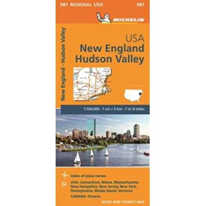 Michelin Editions des Voyages England, Hudson Valley - Michelin Regional Map 581 Michelin Editions des Voyages England, Hudson Valley - Michelin Regional Map 581