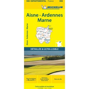 Michelin Editions des Voyages Aisne Ardennes Marne - Michelin Local Map 306 : Map Michelin Editions des Voyages Aisne Ardennes Marne - Michelin Local Map 306 : Map
