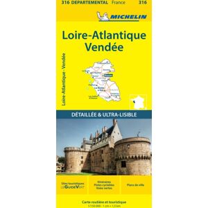 Michelin Editions des Voyages Loire-Atlantique Vendee - Michelin Local Map 316 : Map Michelin Editions des Voyages Loire-Atlantique Vendee - Michelin Local Map 316 : Map