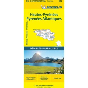 Michelin Editions des Voyages Hautes-Pyrenees Pyrenees-Atlantiques - Michelin Local Map 342 : Map Michelin Editions des Voyages Hautes-Pyrenees Pyrenees-Atlantiques - Michelin Local Map 342 : Map