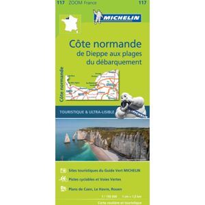 Michelin Editions des Voyages Normandy Coast - Zoom Map 117 Michelin Editions des Voyages Normandy Coast - Zoom Map 117