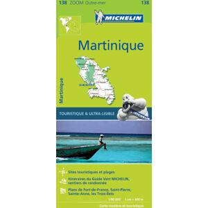 Michelin Editions des Voyages Martinique - Zoom Map 138 : Map Michelin Editions des Voyages Martinique - Zoom Map 138 : Map