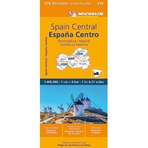 Michelin Editions des Voyages Spain Central, Extremadura, Castilla-La Mancha, Madrid - Michelin Regional Map 576 Michelin Editions des Voyages Spain Central, Extremadura, Castilla-La Mancha, Madrid - Michelin Regional Map 576