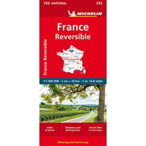 Michelin Editions des Voyages France - Reversible - Michelin National Map 722 Michelin Editions des Voyages France - Reversible - Michelin National Map 722