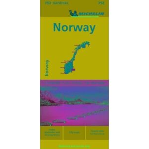 Michelin Editions des Voyages Norway - Michelin National Map 752 Michelin Editions des Voyages Norway - Michelin National Map 752
