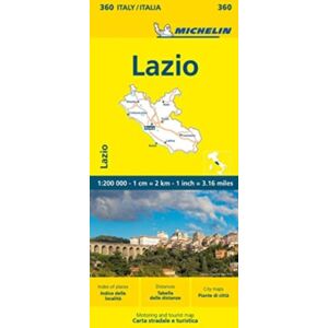 Michelin Editions des Voyages Lazio - Michelin Local Map 360 Michelin Editions des Voyages Lazio - Michelin Local Map 360