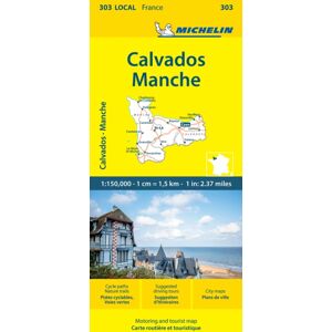 Michelin Editions des Voyages Calvados Manche - Michelin Local Map 303 : Map Michelin Editions des Voyages Calvados Manche - Michelin Local Map 303 : Map
