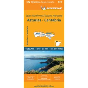 Michelin Editions des Voyages Asturias Cantabria - Michelin Regional Map 572 : Map Michelin Editions des Voyages Asturias Cantabria - Michelin Regional Map 572 : Map