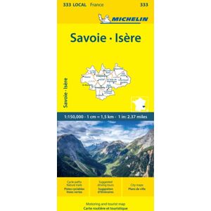 Michelin Editions des Voyages Isere Savoie - Michelin Local Map 333 : Map Michelin Editions des Voyages Isere Savoie - Michelin Local Map 333 : Map