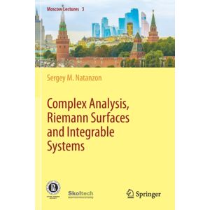 Springer Nature Switzerland AG Complex Analysis, Riemann Surfaces And Integrable Systems Springer Nature Switzerland AG Complex Analysis, Riemann Surfaces And Integrable Systems