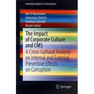 Springer Nature Switzerland AG The Impact Of Corporate Culture And Cms : A Cross-Cultural Analysis On Internal And External Preventive Effects On Corruption Springer Nature Switzerland AG The Impact Of Corporate Culture And Cms : A Cross-Cultural Analysis On Internal And External Preventive Effects On Corruption