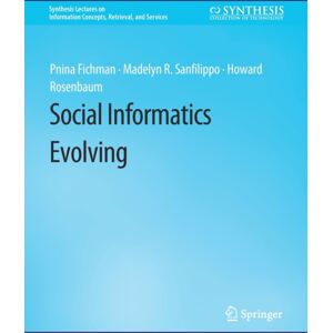 Springer International Publishing AG Social Informatics Evolving Springer International Publishing AG Social Informatics Evolving
