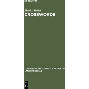 De Gruyter Crosswords : Language, Education And Ethnicity In French Ontario De Gruyter Crosswords : Language, Education And Ethnicity In French Ontario