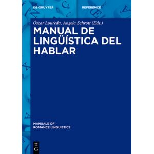 De Gruyter Manual De Linguistica Del Hablar De Gruyter Manual De Linguistica Del Hablar