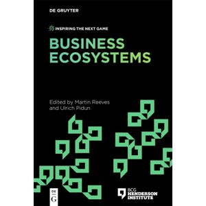 De Gruyter Business Ecosystems De Gruyter Business Ecosystems