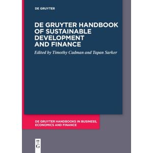 De Gruyter Handbook Of Sustainable Development And Finance De Gruyter Handbook Of Sustainable Development And Finance