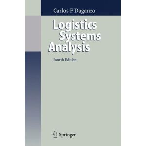 Springer-Verlag Berlin and Heidelberg GmbH & Co. K Logistics Systems Analysis Springer-Verlag Berlin and Heidelberg GmbH & Co. K Logistics Systems Analysis