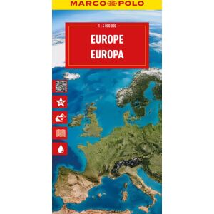 MAIRDUMONT GmbH & Co. KG Europe Marco Polo Map MAIRDUMONT GmbH & Co. KG Europe Marco Polo Map