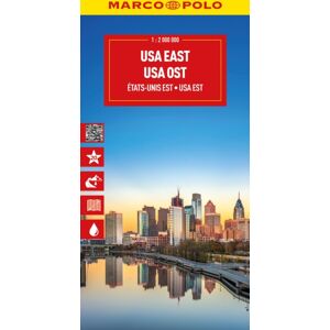 MAIRDUMONT GmbH & Co. KG Usa East Marco Polo Map : Atlantic Coast, Great Lakes And Appalachian Mountains MAIRDUMONT GmbH & Co. KG Usa East Marco Polo Map : Atlantic Coast, Great Lakes And Appalachian Mountains