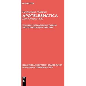 The University of Michigan Press Apotelesmaticorum, Vol. I Cb The University of Michigan Press Apotelesmaticorum, Vol. I Cb