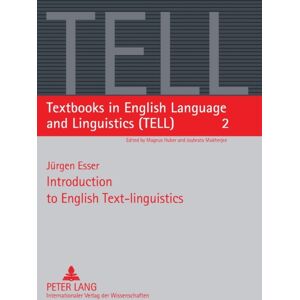 Peter Lang AG Introduction To English Text-Linguistics Peter Lang AG Introduction To English Text-Linguistics