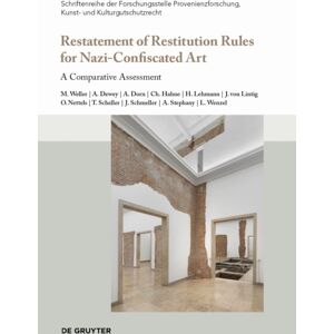 De Gruyter Restatement Of Restitution Rules For Nazi-Confiscated Art : A Comparative Assessment De Gruyter Restatement Of Restitution Rules For Nazi-Confiscated Art : A Comparative Assessment