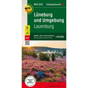 Freytag-Berndt Luneburg And Surroundings, Hiking, Cycling And Leisure Map 1:50,000, Freytag & Berndt, Wkd 5335 Freytag-Berndt Luneburg And Surroundings, Hiking, Cycling And Leisure Map 1:50,000, Freytag & Berndt, Wkd 5335