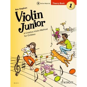 Schott Musik International GmbH & Co KG Violin Junior: Theory Book 1 : A Creative Violin Method For Children Schott Musik International GmbH & Co KG Violin Junior: Theory Book 1 : A Creative Violin Method For Children