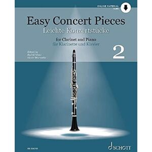Schott Musik International GmbH & Co KG Easy Concert Pieces, Vol. 2 : 22 Pieces From 4 Centuries Schott Musik International GmbH & Co KG Easy Concert Pieces, Vol. 2 : 22 Pieces From 4 Centuries