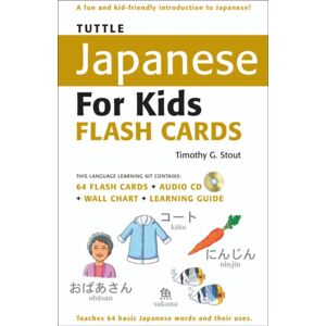 Tuttle Publishing Tuttle Japanese For Kids Flash Cards Kit : Includes 64 Flash Cards, Online Audio, Wall Chart & Learning Guide Tuttle Publishing Tuttle Japanese For Kids Flash Cards Kit : Includes 64 Flash Cards, Online Audio, Wall Chart & Learning Guide