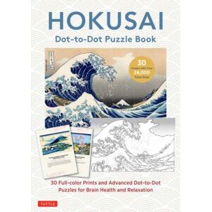 Tuttle Publishing Hokusai Dot-To-Dot Puzzle Book : 30 Full-Color Prints And 30 Advanced Dot-To-Dot Puzzles For Brain Health And Relaxation Tuttle Publishing Hokusai Dot-To-Dot Puzzle Book : 30 Full-Color Prints And 30 Advanced Dot-To-Dot Puzzles For Brain Health And Relaxation