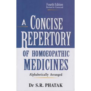 B Jain Publishers Pvt Ltd Concise Repertory Of Homeopathic Medicines B Jain Publishers Pvt Ltd Concise Repertory Of Homeopathic Medicines