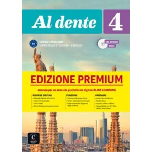 Difusion Centro de Publicacion y Publicaciones de Al Dente 4 Premium Libro Dello Studente + Esercizi + Online Audio + Video. B2 Difusion Centro de Publicacion y Publicaciones de Al Dente 4 Premium Libro Dello Studente + Esercizi + Online Audio + Video. B2