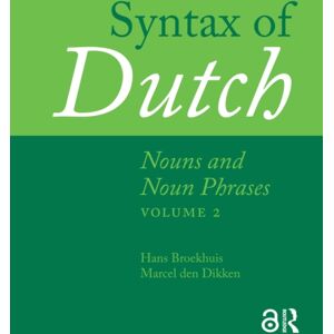 Pallas Publications Syntax Of Dutch: Nouns And Noun Phrases - Volume 2 Pallas Publications Syntax Of Dutch: Nouns And Noun Phrases - Volume 2