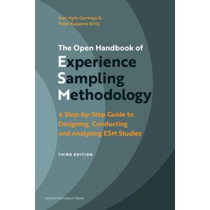 Leuven University Press The Open Handbook Of Experience Sampling Methodology - Third Edition : A Step-By-Step Guide To Designing, Conducting And Analysing Esm Studies Leuven University Press The Open Handbook Of Experience Sampling Methodology - Third Edition : A Step-By-Step Guide To Designing, Conducting And Analysing Esm Studies