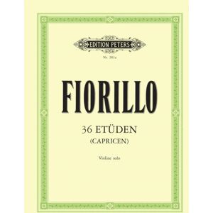 Edition Peters 36 Etudes (Caprices) For Violin Edition Peters 36 Etudes (Caprices) For Violin