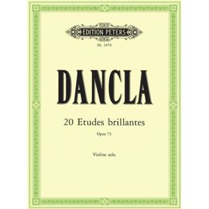 Edition Peters 20 Etudes Brillantes (Violin), Op. 73 Edition Peters 20 Etudes Brillantes (Violin), Op. 73