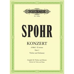 Edition Peters Concerto No. 2 In D Minor Op.2 Edition Peters Concerto No. 2 In D Minor Op.2