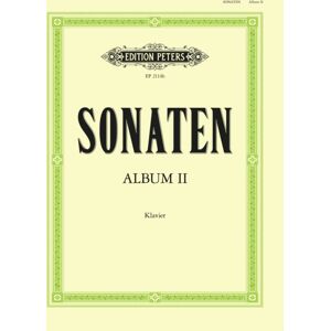 Edition Peters Sonata Album Vol.Ii Edition Peters Sonata Album Vol.Ii