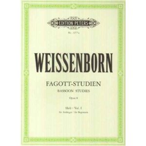Edition Peters Bassoon Studies Op.8 Vol.1 Edition Peters Bassoon Studies Op.8 Vol.1