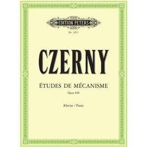 Edition Peters Preliminary School Of Velocity Op. 849 For Piano (30 Etudes De Mecanisme) Edition Peters Preliminary School Of Velocity Op. 849 For Piano (30 Etudes De Mecanisme)